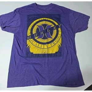 vintage hurley y2k logo purple 2000s grunge style t shirt premium fit